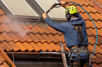 Démoussage et hydrofuge de toiture à Vézilly